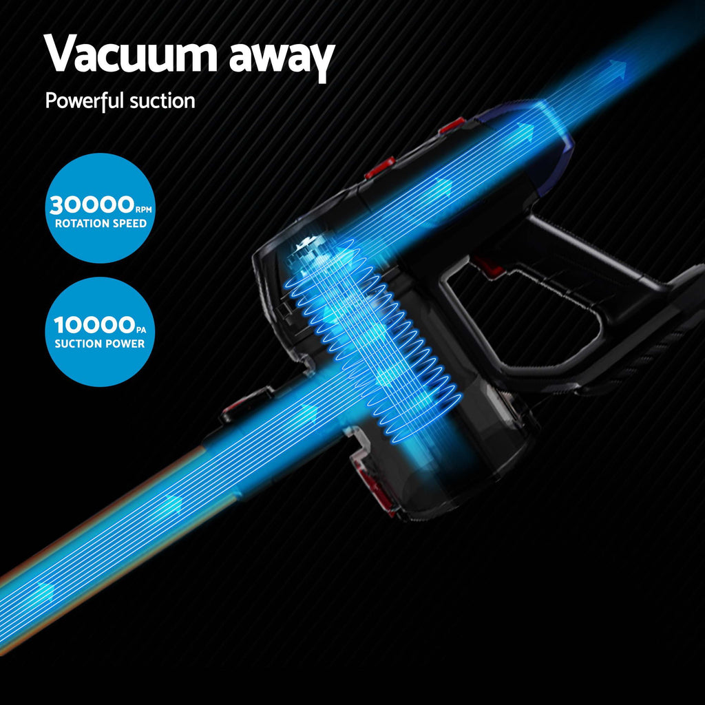 Devanti K7 Cordless Stick Vacuum & Sandwich Maker Panini Press Combo
