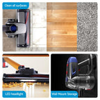 Devanti K7 Cordless Stick Vacuum & Sandwich Maker Panini Press Combo