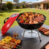 Grillz Charcoal BBQ Grill Portable with Lid for Camping Outdoor - Flavour Fushion Cooking Shop