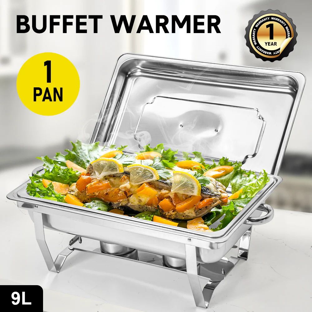Alston 9L Chafing Dish Set, Premium 410 Stainless Steel Bufffers - Flavour Fushion Cooking Shop